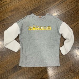 Like New Bossini x Despicable Me Minions Long Sleeve Shirt Size M (Asia sizing)